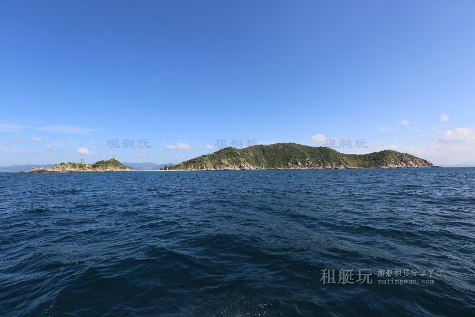 三亞旅游游艇租賃，三亞港至西島航線